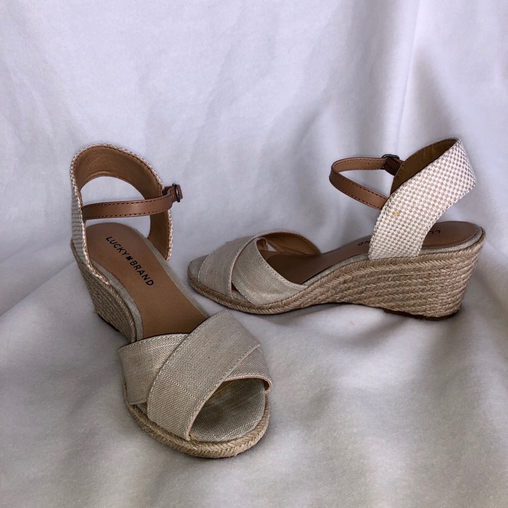Luck brand wedge sandals